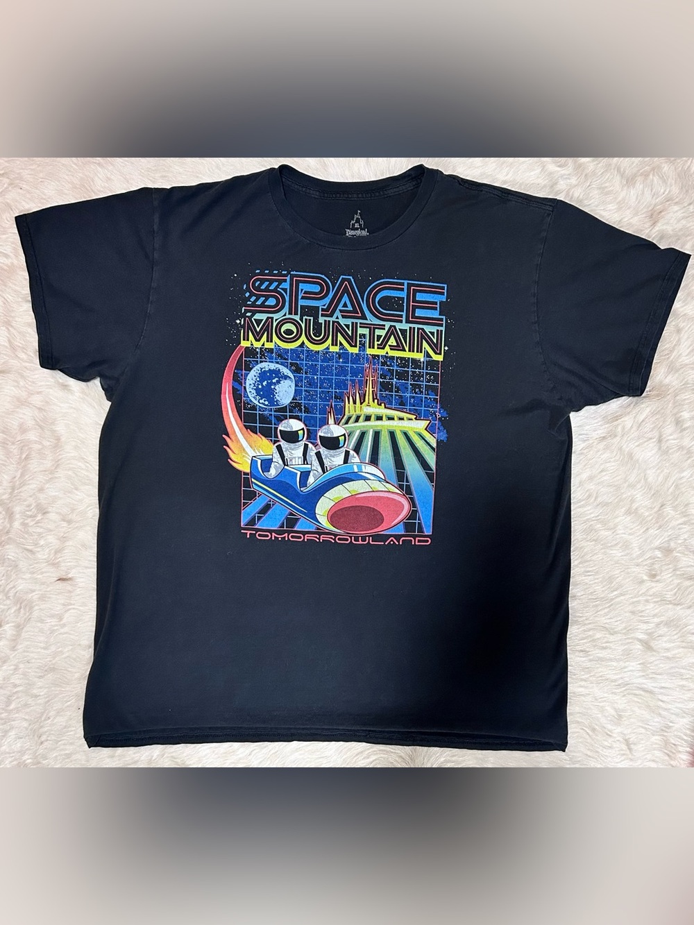 Vintage Graphic tee Disney space  mountain